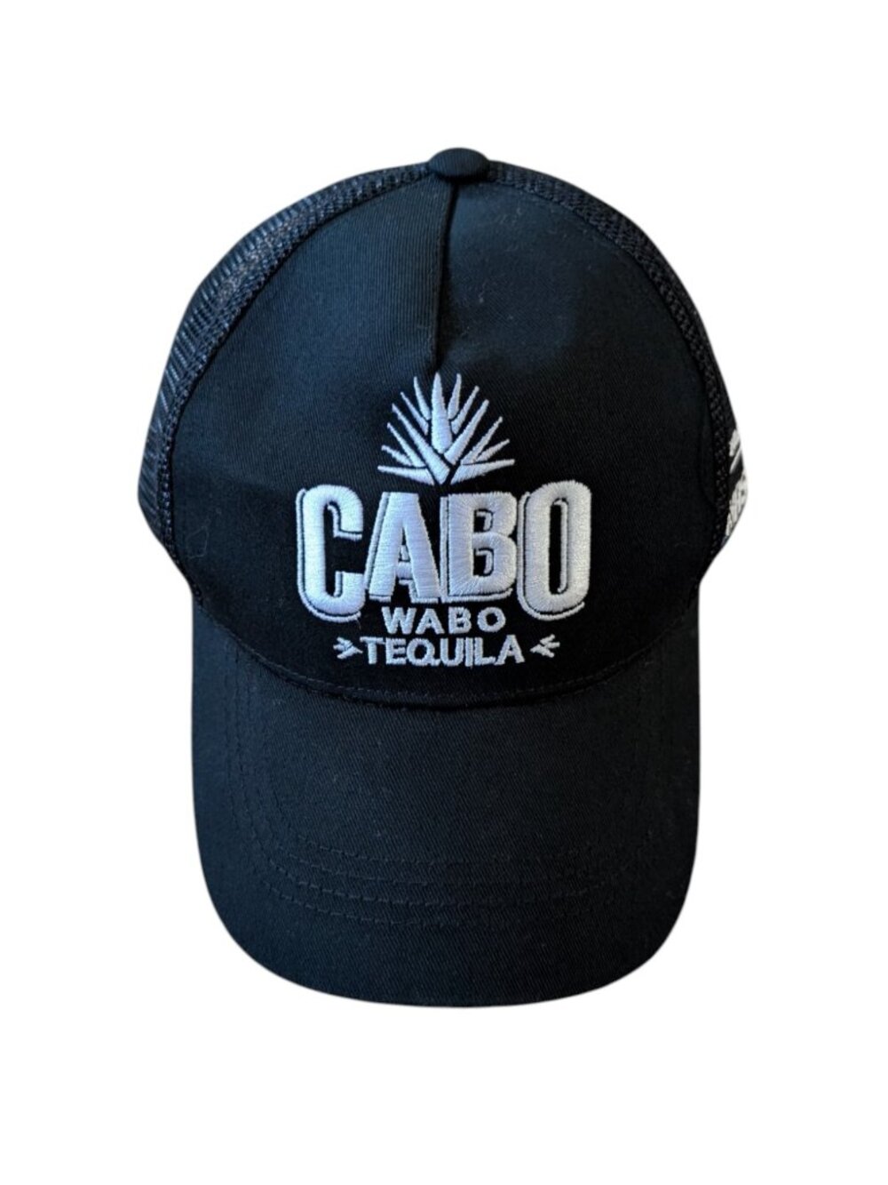 CABO Wabo Tequila Baseball Cap Black/ White Letters NASCAR Logo Snapback